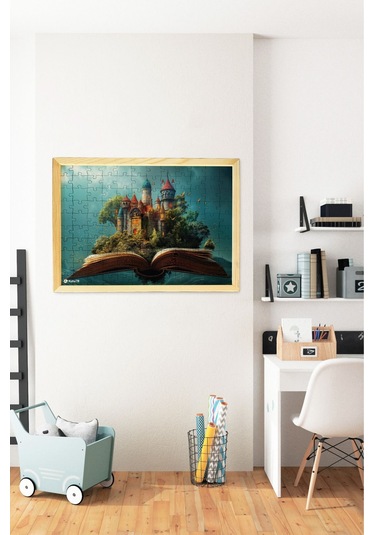 Ahşap Çerçeveli Puzzle - Tablo Hthp - 014 23 X 32 120 Parça