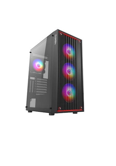 Vento Vg22a 650w Tempered Glass Usb 3.0 Mesh Rainbow Atx Mid Towe