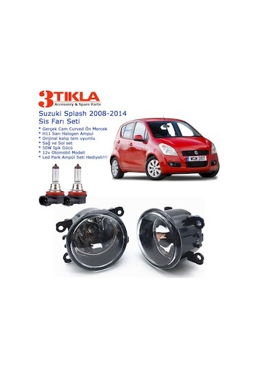 Suzuki Splash 2008-2014 Sis Farı Set Oem: 8200074008