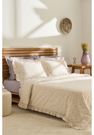 Kaşmir Home Alesya Çift Kişilik Nevresim Takım Lila LILA