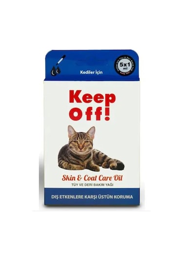 Keep Off Kedi Dış Etken Koruma Damlası 5 x 1 ML