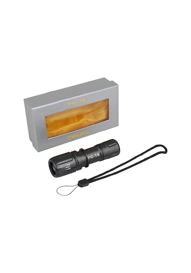 Police Pc-18 Cree Led Pilli El Feneri Siyah