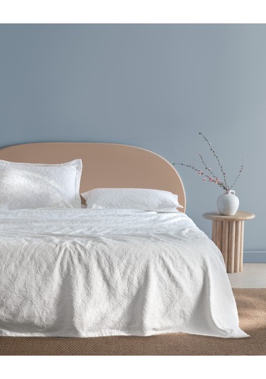 Chantal Tek Kişilik Yatak Örtüsü 8684427016947 Beyaz