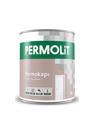 Permolit Permokapı Amerikan Panel Kapı Boyası Beyaz 0,75 Lt