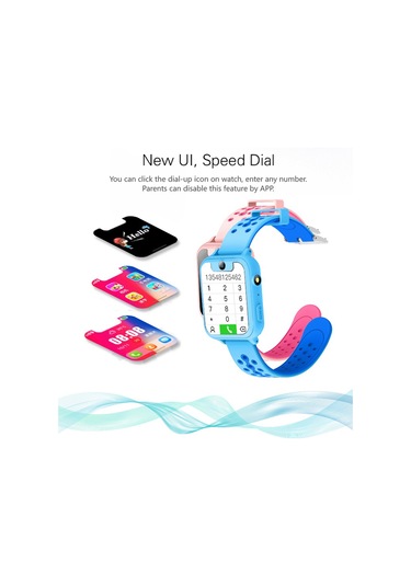 Geeksen Çocuklar İçin Akıllı Telefon Saati 2g Ağ Çocuklar İçin Lbs Konum Çocuk Akıllı Saat (İthalatçı Garantili)