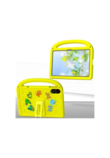 Xiaomi Poco Pad/redmi Pad Pro Kickstand Eva + Pc Kılıfı Omuz Askılı Tablet Kılıfı - Sarı Tablet Kılıfı