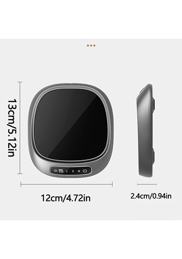 Willowhaven 1 Adet Gri Akıllı Termostatlı Bardak Altlığı Usb Ofis Kahve Sıcak İçecek