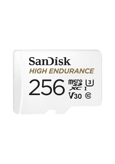SanDisk High Endurance SDSQQNR-256G-GN6IA 256GB microSDXC Class 10 V30 Adaptörlü Hafıza Kartı