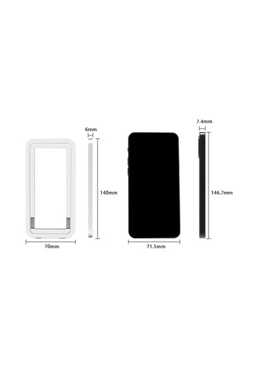 Suntek Mini Cep Telefonu Standı Cepler Boyutlu Telefon Yatak