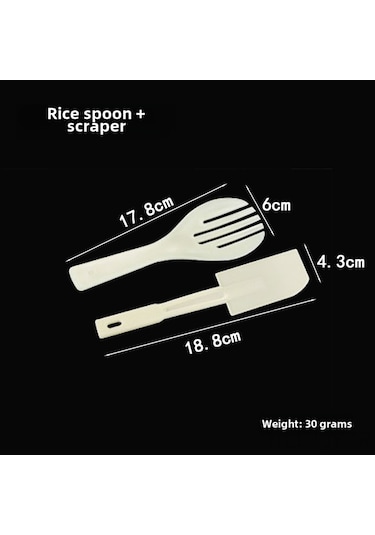 Youmex Plastik Sushi Oluşturma Aleti Seti - 3 Parça Çatal+kazan - Modern Tasarım - Ev Mutfakları İçin Pratik Ve Dayanıklı - Beyaz Beyaz