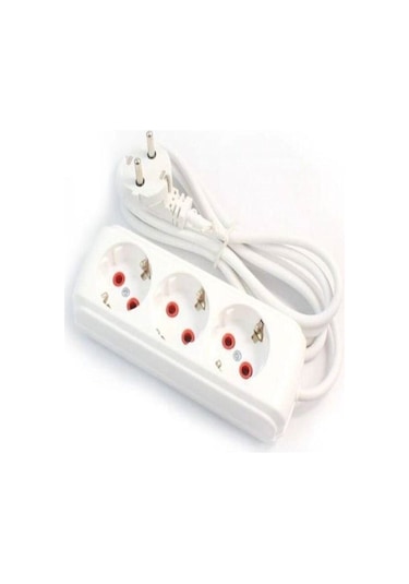 10 Metre 3'lü Grup Priz Uzatma Ara Kablosu 3x1.5 Ttr Cca 10 M