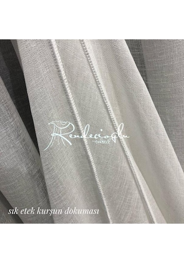 Tül Perde1. Sınıf Foldet Zemin Keten Etek Kurşun Çok Renkli