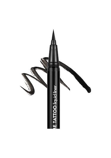 Extreme Tattoo Yüksek Pigmentli & Mat Bitişli Akmayan Likit Göz Kalemi 001 Black