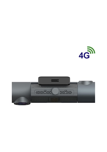 Techsmart Dahili 2 Kameralı 4g + H265 Mobil Araç Kamera Tch-bk6mzh-2ch-4g