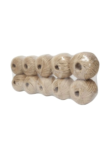 100 Gr Jüt Iplik-10'lu Jüt Ip , Hasır Ip , Kırnap Ip , Doğal Ip , Çuval Ip
