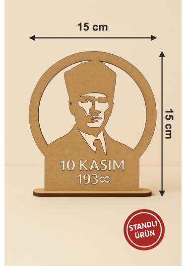 10 Kasım Atatürk'ü Anma Boyama Etkinlik Okul Aktivite Sanat 10 Adet