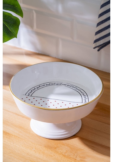 Acar Feel Good Ayaklı Sunum Tabağı - 23 Cm
