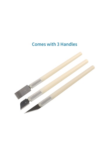 Konesam Stahl Gravür Aleti Seti - 3 Uç Ve 13 Bıçak, 3d Yazıcı Aksesuarı, Tam Donanımlı