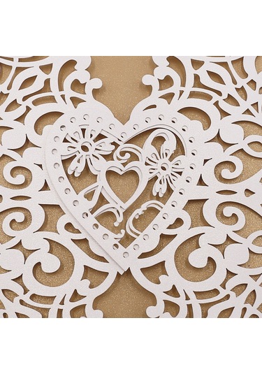 Mufunye 10 Adet Davetiye Kartı Davetiye Tutacağı Düğün Doğum Günü Partisi Yıldönümü İçin