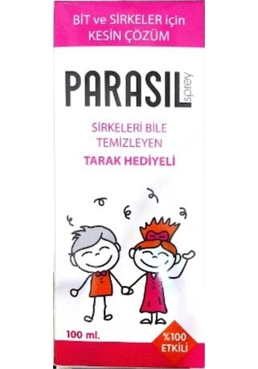 Parasil Bit Ve Sirkeler Için Sprey 100 Ml Tüm Saçlar