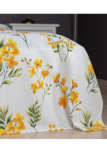 Menderes Home Cotton Collection Çift Kişilik Pike Daisy Diğer