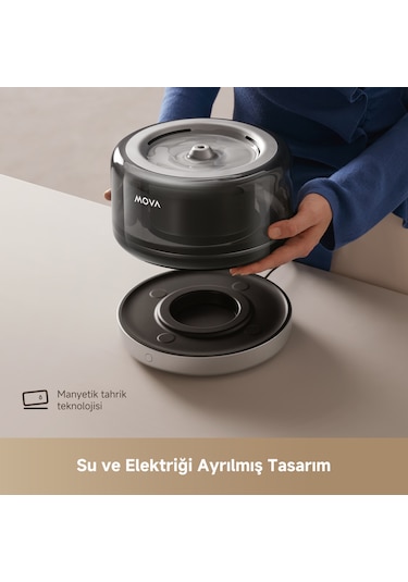 MOVA WF20 Pro Evcil Hayvan Su Pınarı 3L Kapasite Paslanmaz Çelik Ultra Sessiz