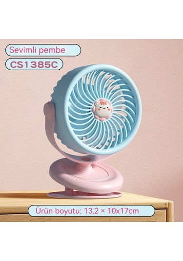 Aurora Yeni Ofis Klibi Mini Usb Şarj Küçük Fan Açık Kamp