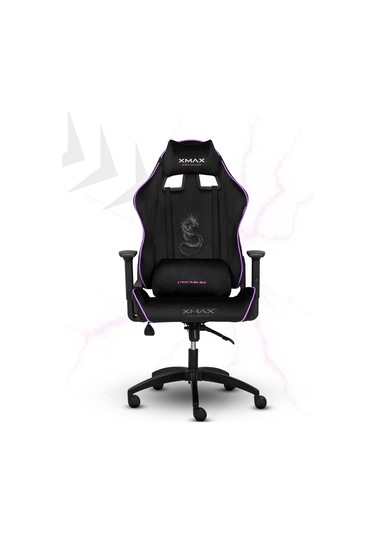 Rio Balerion Terletmez Kadife Kumaş Siyah Gaming Oyuncu Koltuğu - 19 Siyah