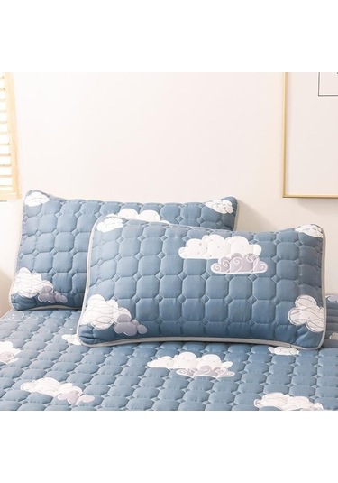 Novahub 2022 Yeni Kalın Yün Peluş Yatak Kılıfı - Tam Koruma, Beyaz, 150x200+30cm, Rahat Konfor DiğER