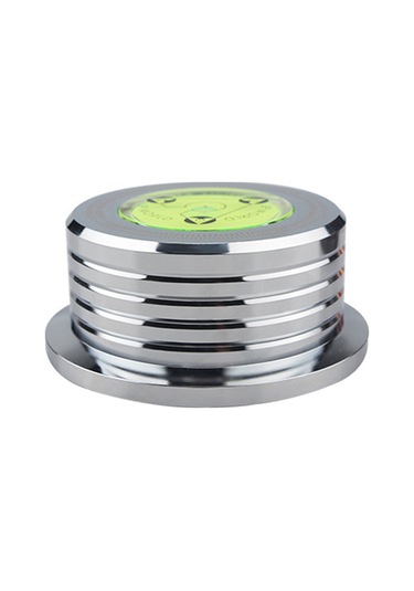 Vkemall Plak Stabilizatörü Levha Dürtü Filtresi - 50hz Seviye Ve Hız Göstergeli - Gümüş Alüminyum - Plak Çalar Uyumlu