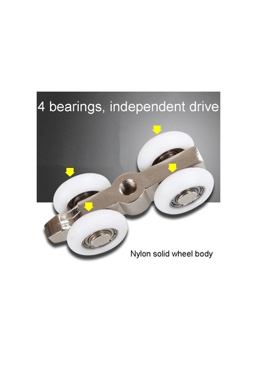 Sones 2 Adet / Takım Küçük Ahşap Kapı Sürgülü Kapı Askı Rayı Kasnak Sürgülü Kapı Bağlantı Parçaları