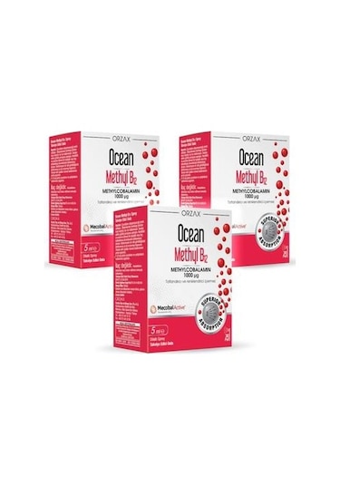 Ocean Methyl B12 1000 Mg 5Ml Sprey 3 Adet