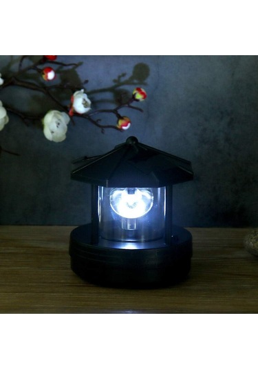 Parça Siyah Güneş Enerjili Işık Kulesi, Su Geçirmez, Led Döndürülebilir Güneş Enerjili