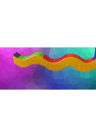 Beynaminder Tırtıl Minder Çok Renkli 200 x 30 x 20