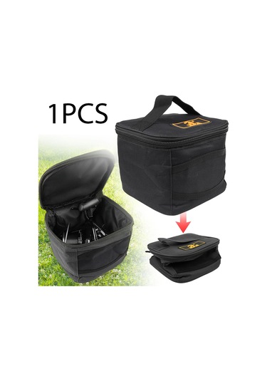 Suntek Balıkçılık Reel Saklama Çantası Fermuar Açık Siyah