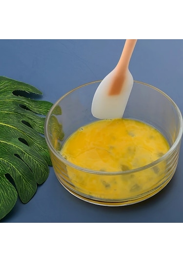 Honeybeeshop 1 Adet Yarı Saydam Multifonksiyonel Silikon Krem Spatulası Mavi Mavi