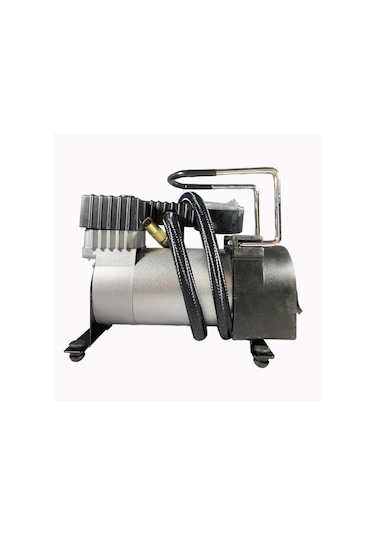 Niken Araç Oto Hava Kompresörü Metal Gövdeli Gri 12v