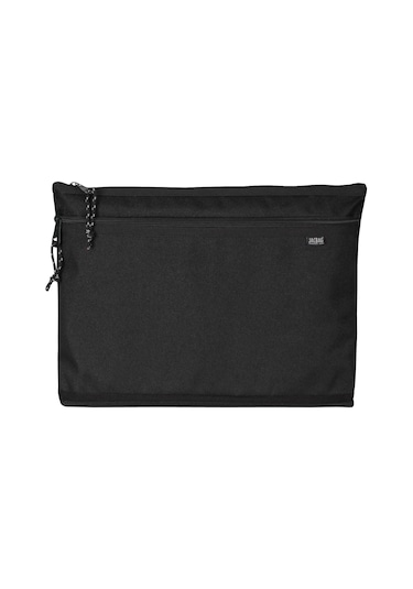 Jacbag Siyah Kadın/erkek A4 Zip Folder İki Bölmeli Dosya Ve Evrak Çantası