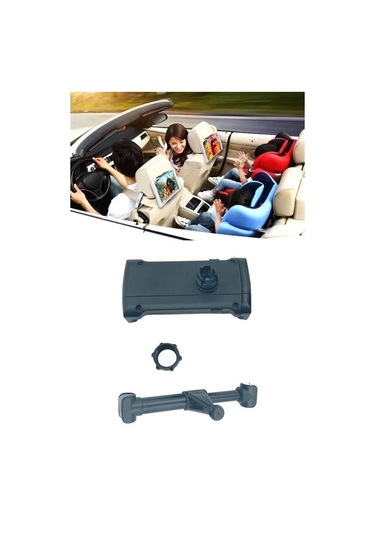 Bfs Oto Koltuk Arkası Telefon Tablet Tutucu Ayarlanabilir 360 Derece Dönebilen Pratik Stand