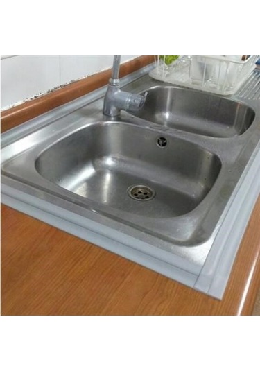 Zmc Bilişim Gri Su Sızdırmaz Banyo Mutfak Lavabo Küvet İzolasyon Şerit Bant Çok Renkli