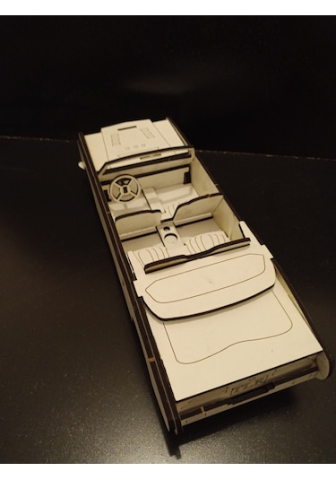 TLR hobi 3d Chevrolet Impala Ahşap Araba Maketi