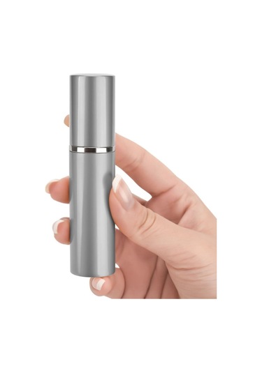 Mufunye 10 Ml Parfüm Şişesi, Parlak Eloksallı Alüminyum, 5 Adet Gümüş