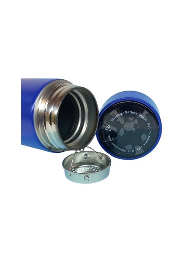 Kişiselleştirilebilir Dereceli Termos 05 Lt Mavi Renk Mavi