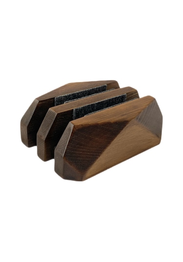 laptop stand - ahşap dikey laptop standı Ceviz