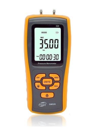 Benetech Gm520 Manometre Fark Basınç  Ölçer