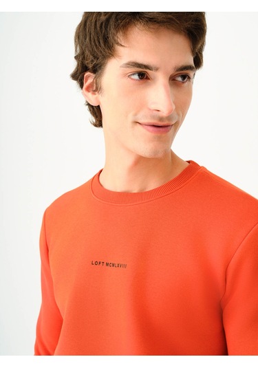 Loft Regular Fit Turuncu Erkek Sweatshirt Lf2034268 Turuncu