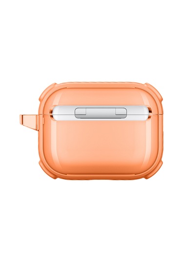 Airpods Pro 3 Uyumlu Amazingthing Kilit Tasarımlı Airbagli Titan Pro Serisi Kapak Turuncu Turuncu