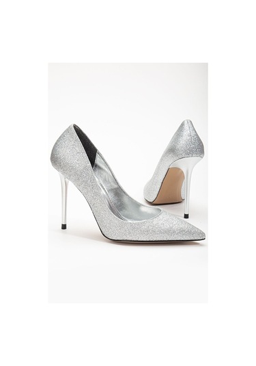 Gümüş Özel Tasarım Stiletto GÜMÜŞ