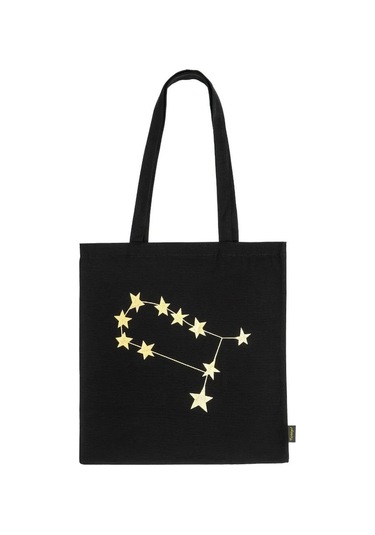 İkizler Burcu Yıldız Haritası Siyah Omuz Çantası