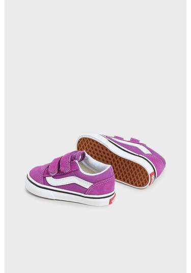 Vans Unisex Çocuk Ayakkabı Vn000ctge2t1 Mor-beyaz Mor-beyaz Mor - Beyaz